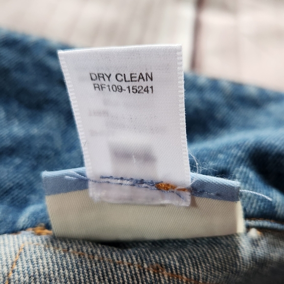 Pendleton Vintage Denim Vest Wool Blanket USA Flag Red White | Women's Size XL - Picture 11 of 12